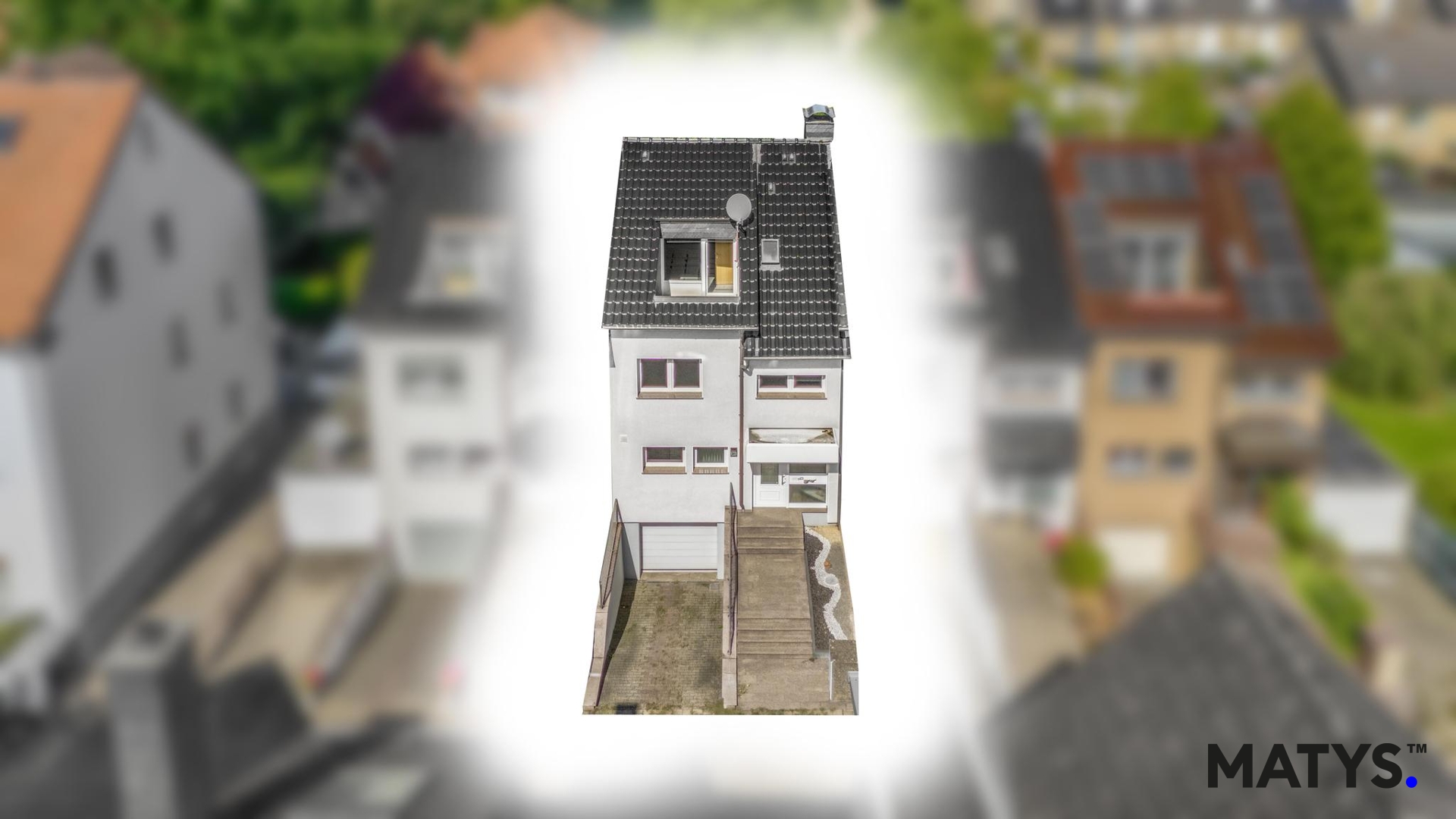 Drohnenaufnahme Vorderperspektive