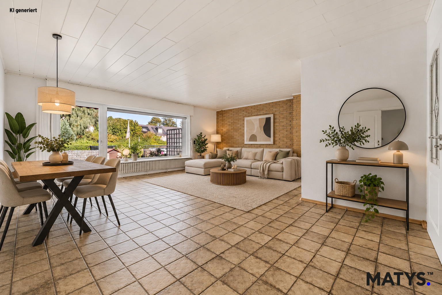 Wohnzimmer Home-Staging