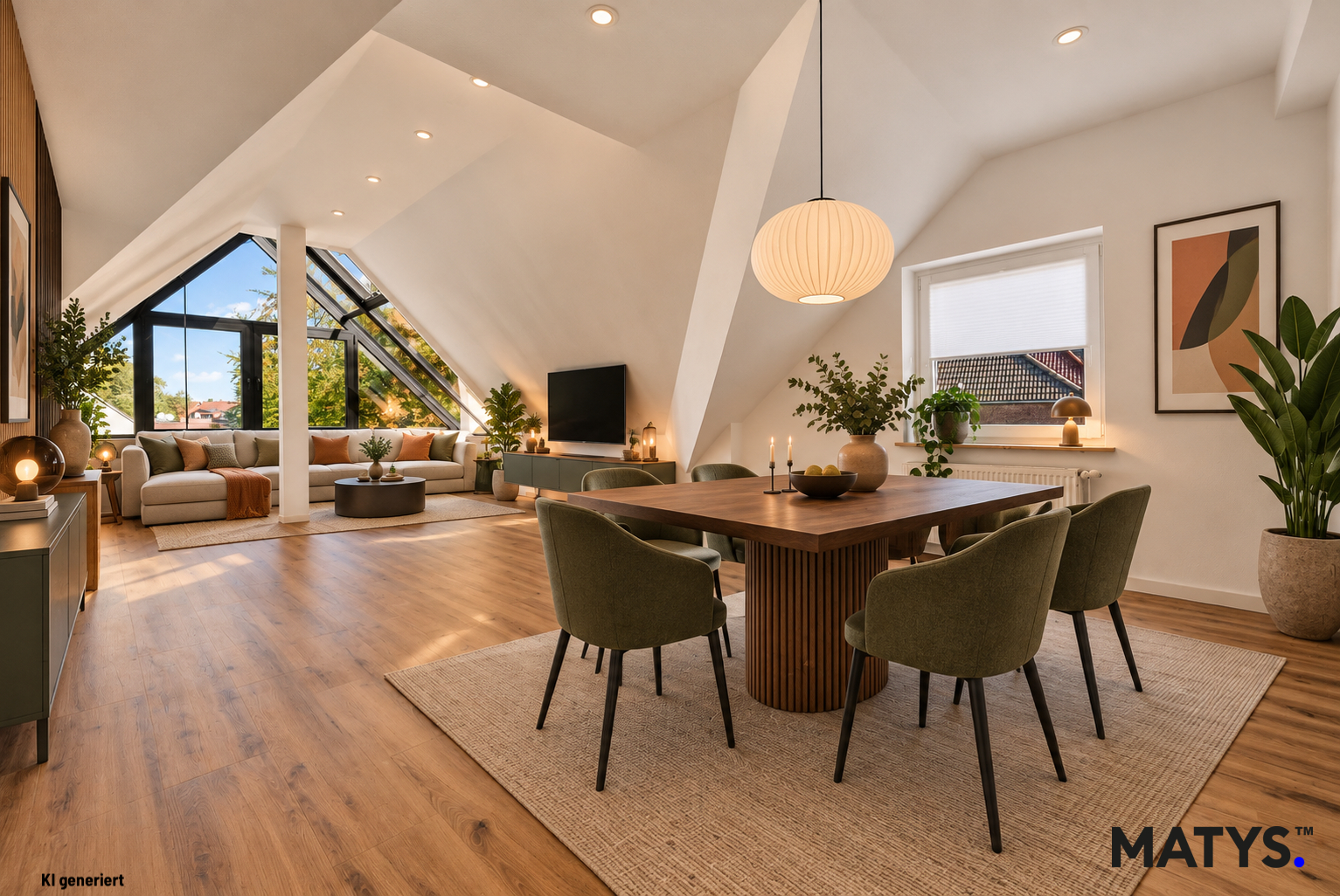 Wohnzimmer Home-Staging